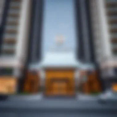 Entrance of Iris Bay Tower Street view showcasing the entrance of Iris Bay Tower
