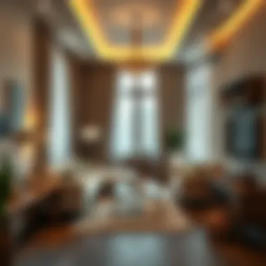 Inside a Dubai Apartment Cozy apartment interior representing accommodation costs in Dubai