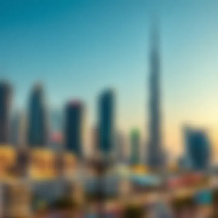 Stunning skyline of Dubai showcasing modern architecture