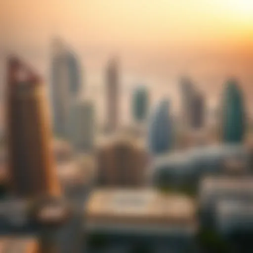 Aerial view of Dubai showcasing Nahkeel's iconic developments