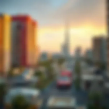 Exploring Rental Price Trends Across Neighborhoods Graph illustrating rental price trends in Dubai neighborhoods