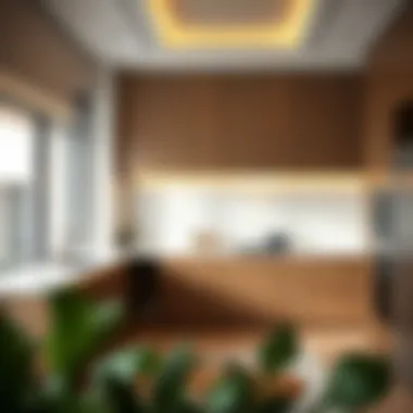 Modern kitchen with high-end appliances