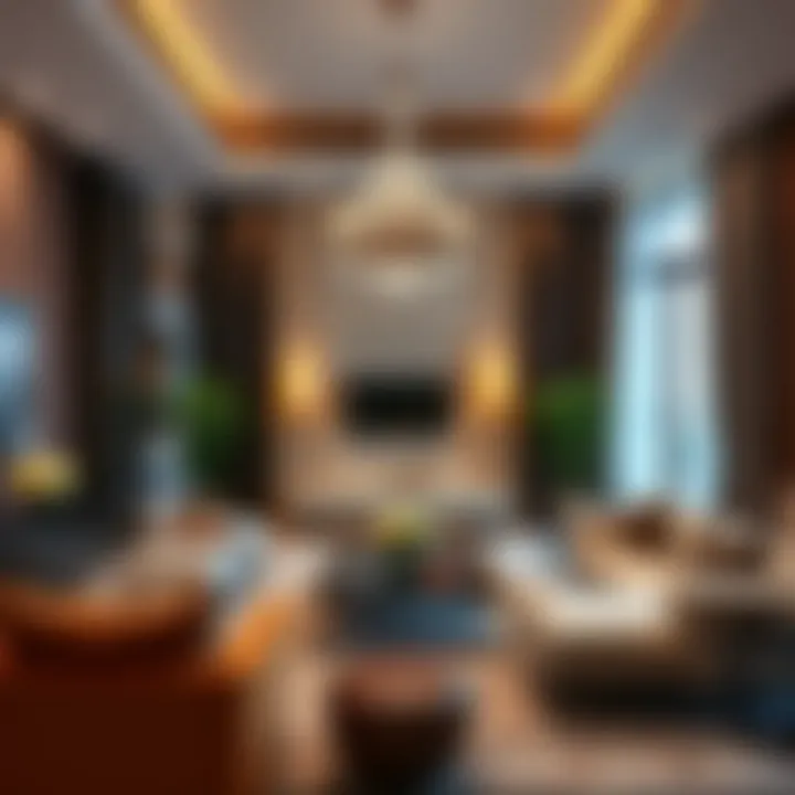 Elegant Living Space at Zabeel Saray Elegant living space within Zabeel Saray Royal Residences