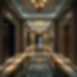 Luxurious hallway of Zabeel Saray Royal Residences